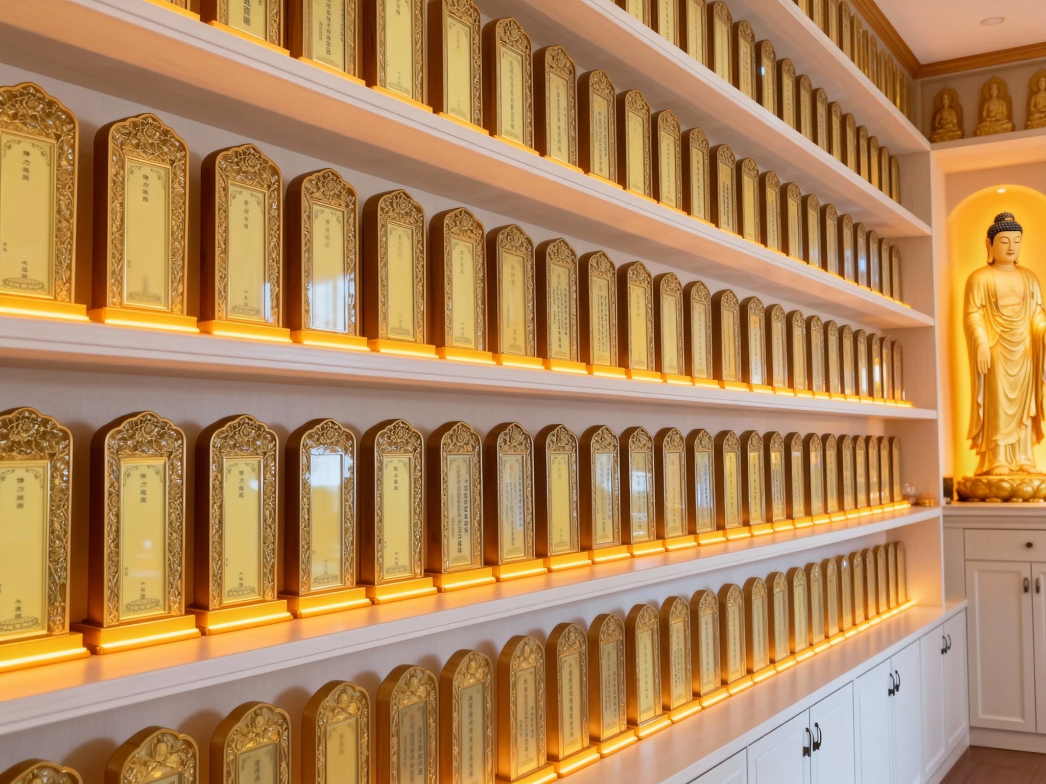 祖先/往生者/婴灵功德莲位（永久供奉） Ancestral / Departed / Infant Spirit Merit Lotus Plaque (Perpetual)