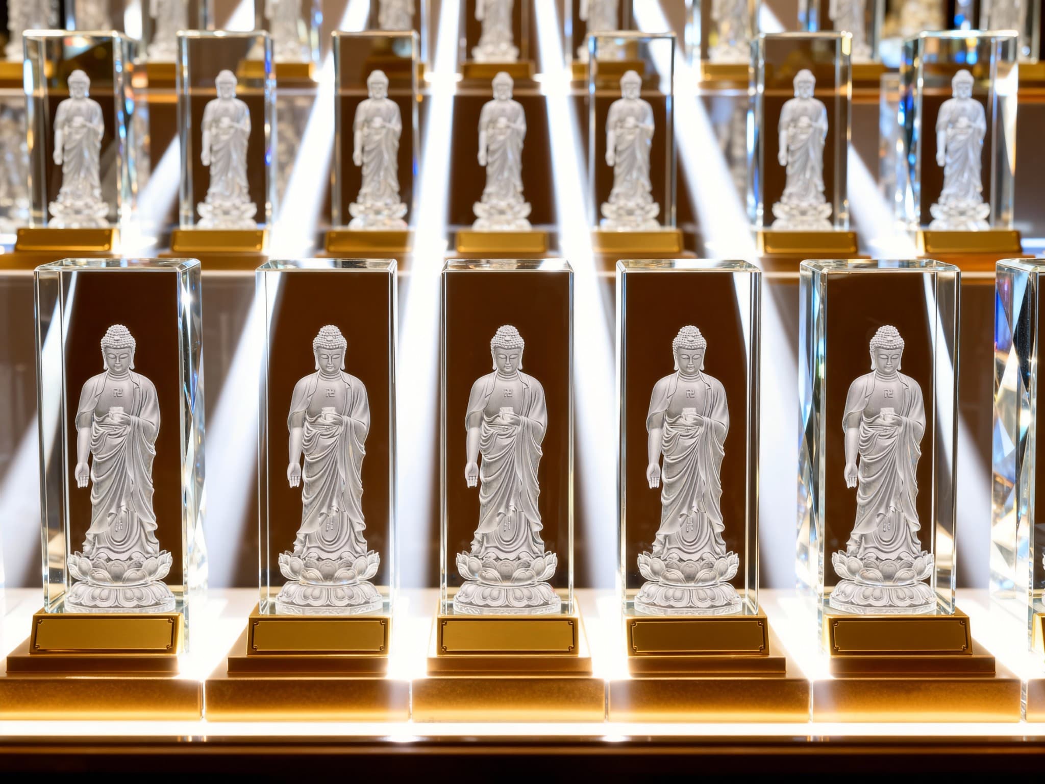 认供水晶佛像（永久） Crystal Buddha Offering
