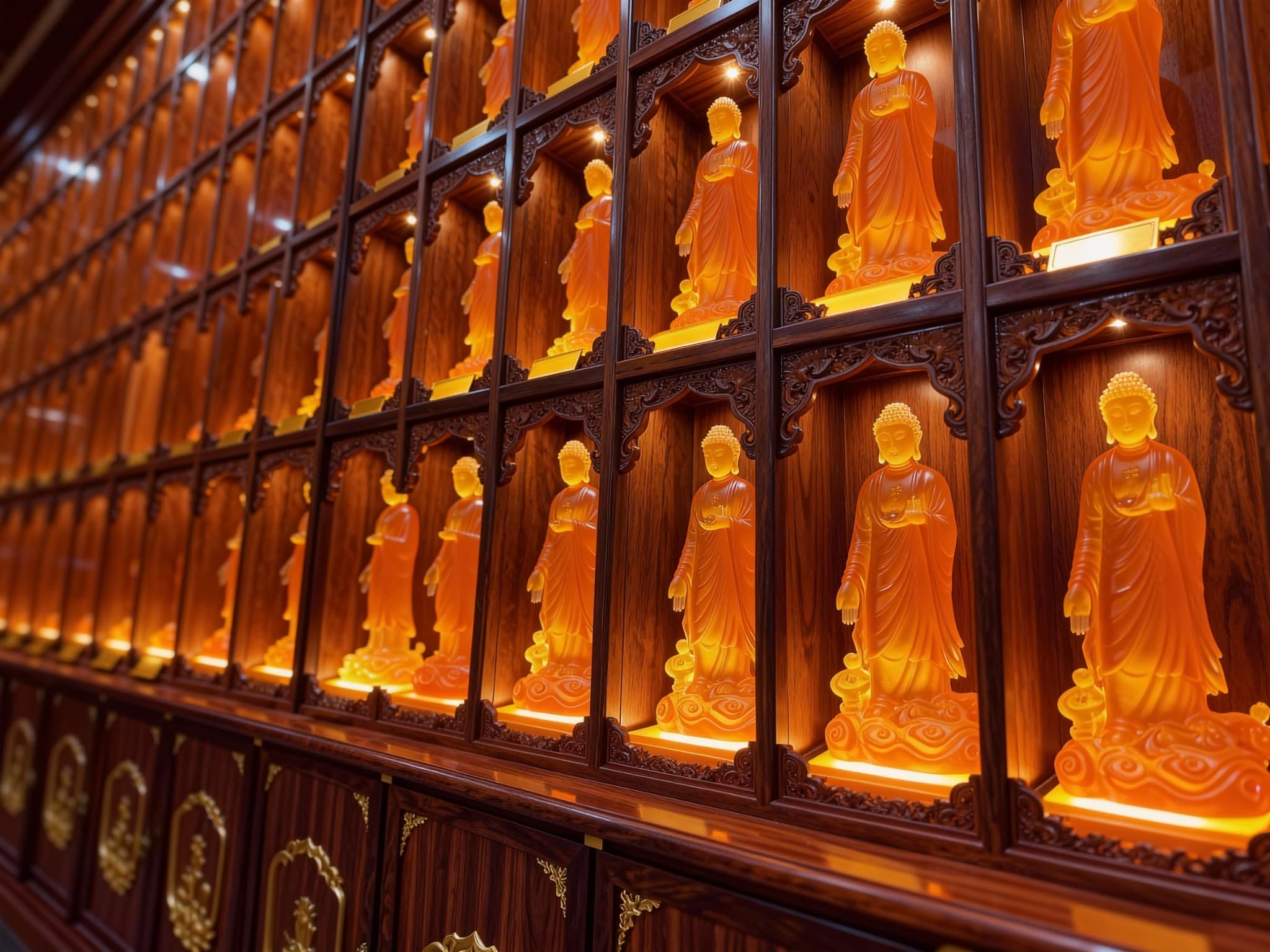 认供琉璃光阿弥陀佛像（永久） Glazed crystal Amitabha Buddha Statue Offering